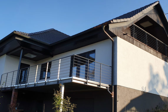 Dachschräge Geländer