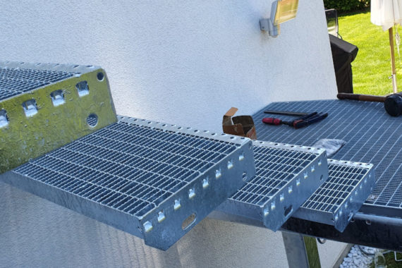 Treppenstufen Außentreppe